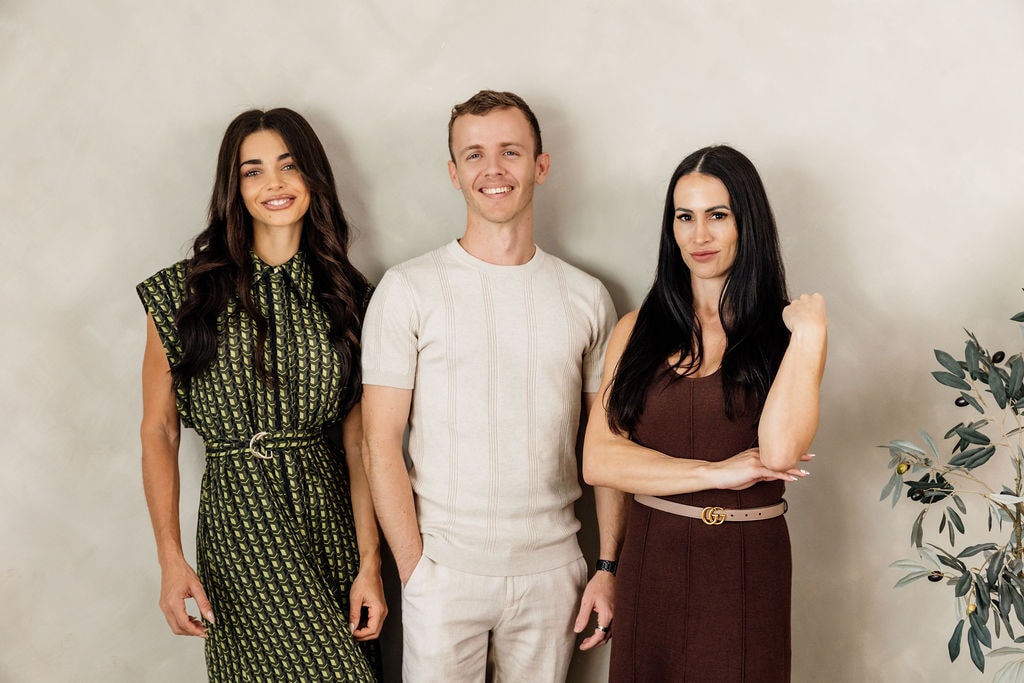The Loom Digital team standing together in the studio