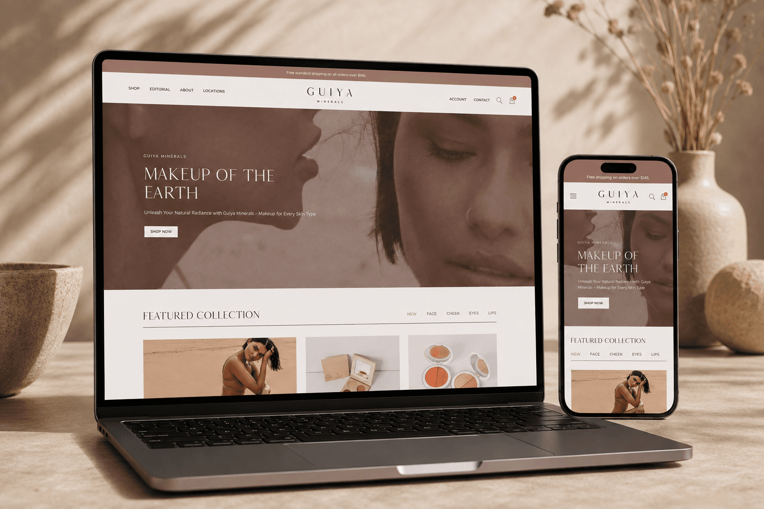 Guiya Minerals website case study