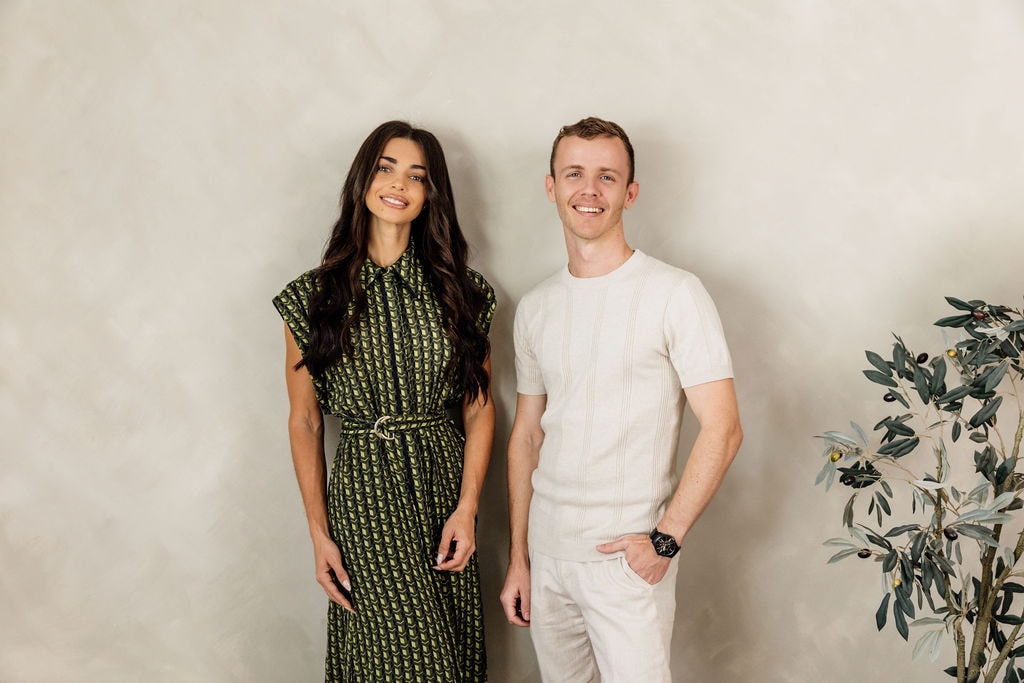 Connie and Jayden from Loom Digital in the studio