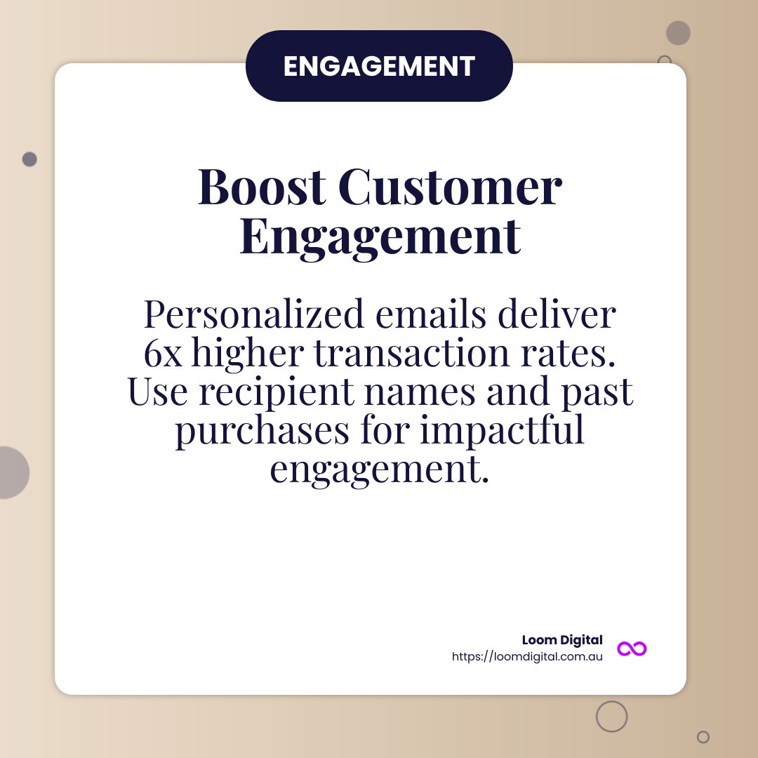 Customer engagement through email marketing - Email marketing Gold Coast infographic simple-info-card