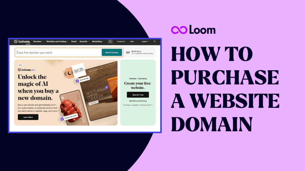 How to Purchase a Website Domain